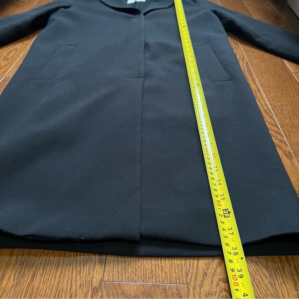 OAK + FORT Black Long Formal Relaxed Blazer Jacket - Sz XS - Picture 12 of 13